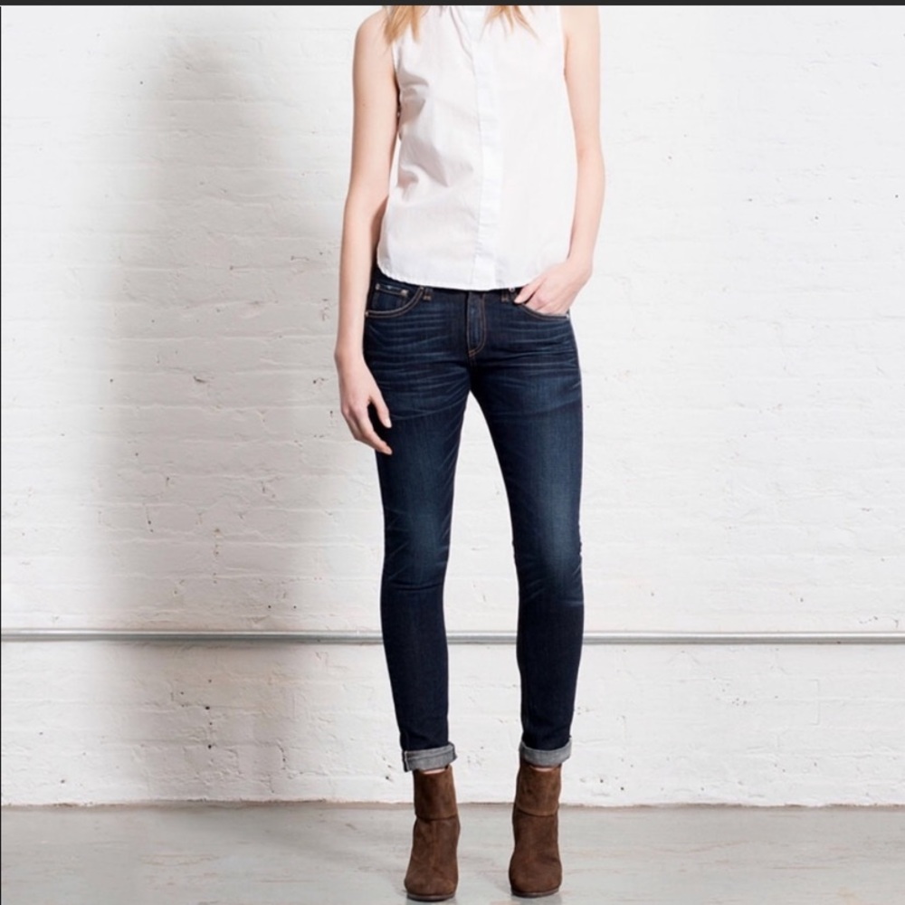 Rag and Bone Skinny Dorset Jeans Blue 28
